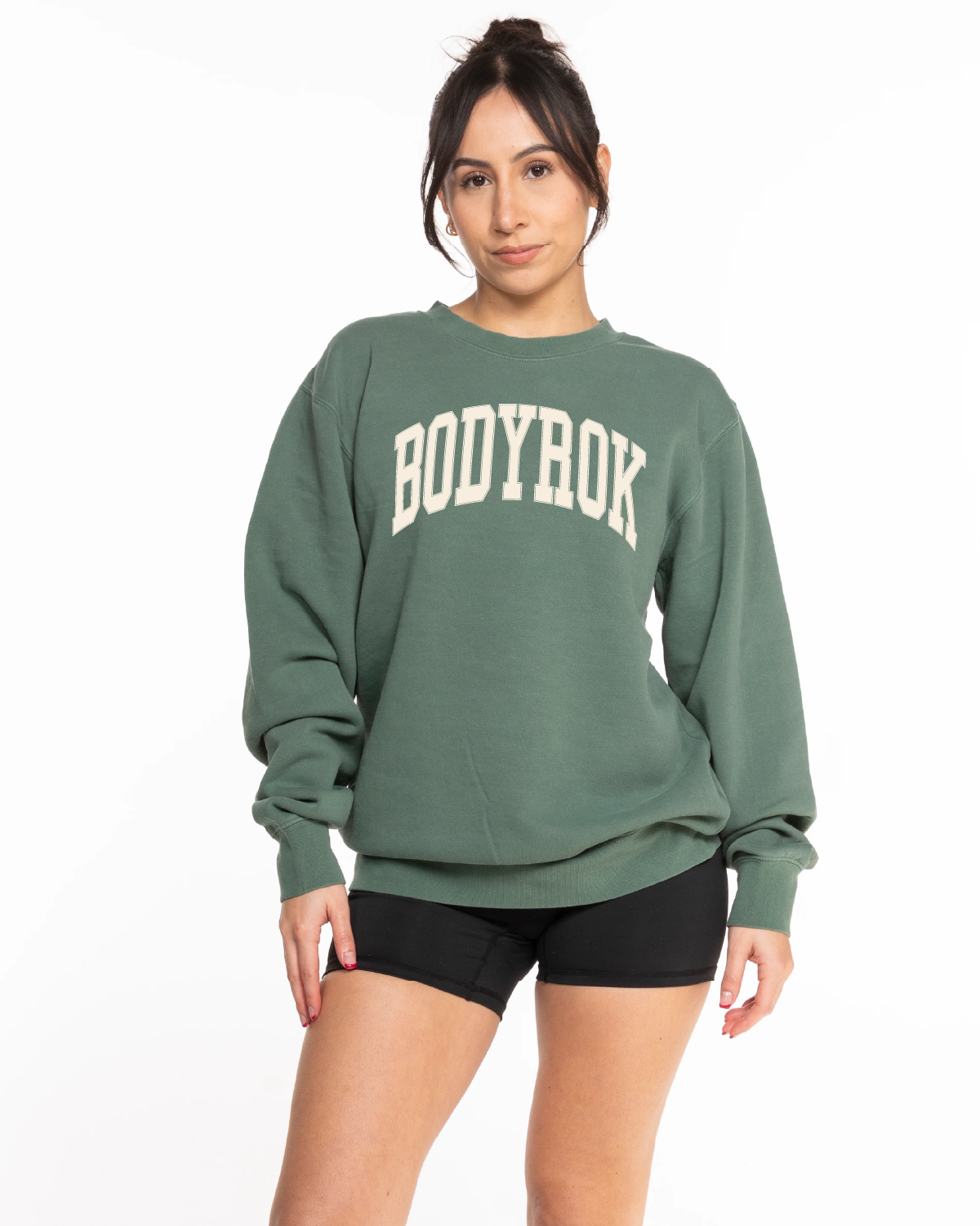 The Midweight Unisex Crewneck - Washed Alpine - Varsity 2026 - Center Chest - Printed - Ivory