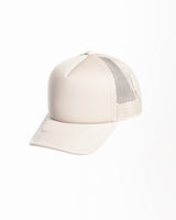 The Foam Trucker Hat - Bone - Pure Movement - Center Crown Round - Printed - Umber