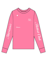 The Unisex Midweight Long Sleeve - Watermelon - Brick House Fitness - Left Chest & Right Trunk - Left & Right Sleeve - Full Back - Printed - Full Color