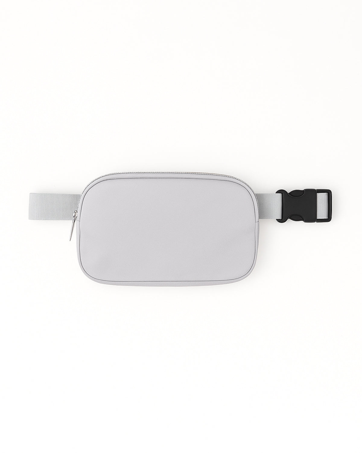 The Cross Body Bag - Light Gray - BlueCarrot - Left Side - Carrot - Printed - White
