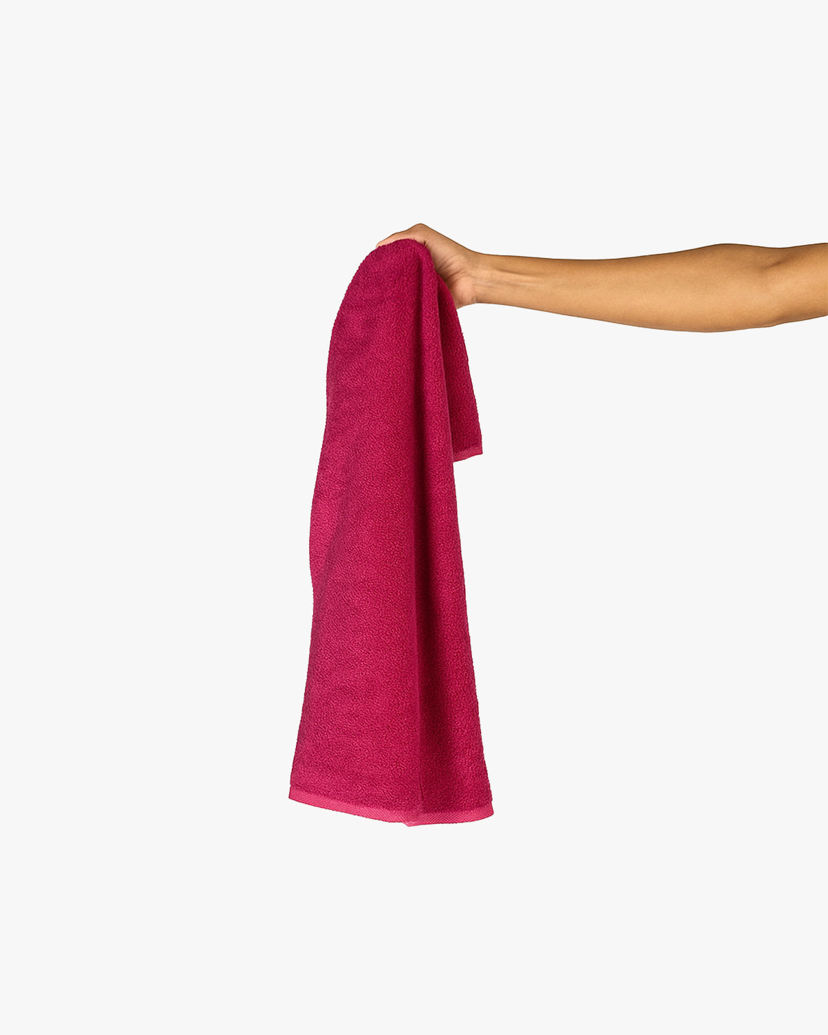 The Gym Towel - Berry - Burn Next Level - Bottom Stacked - Embroidered - White - The Gym Towel Bag-  Black - Center Body - Printed - White