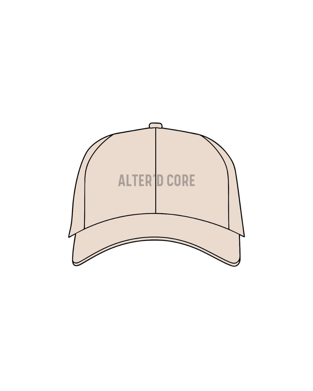 The Dad Hat - Stone - Alter'd Core - Center - Tone on Tone