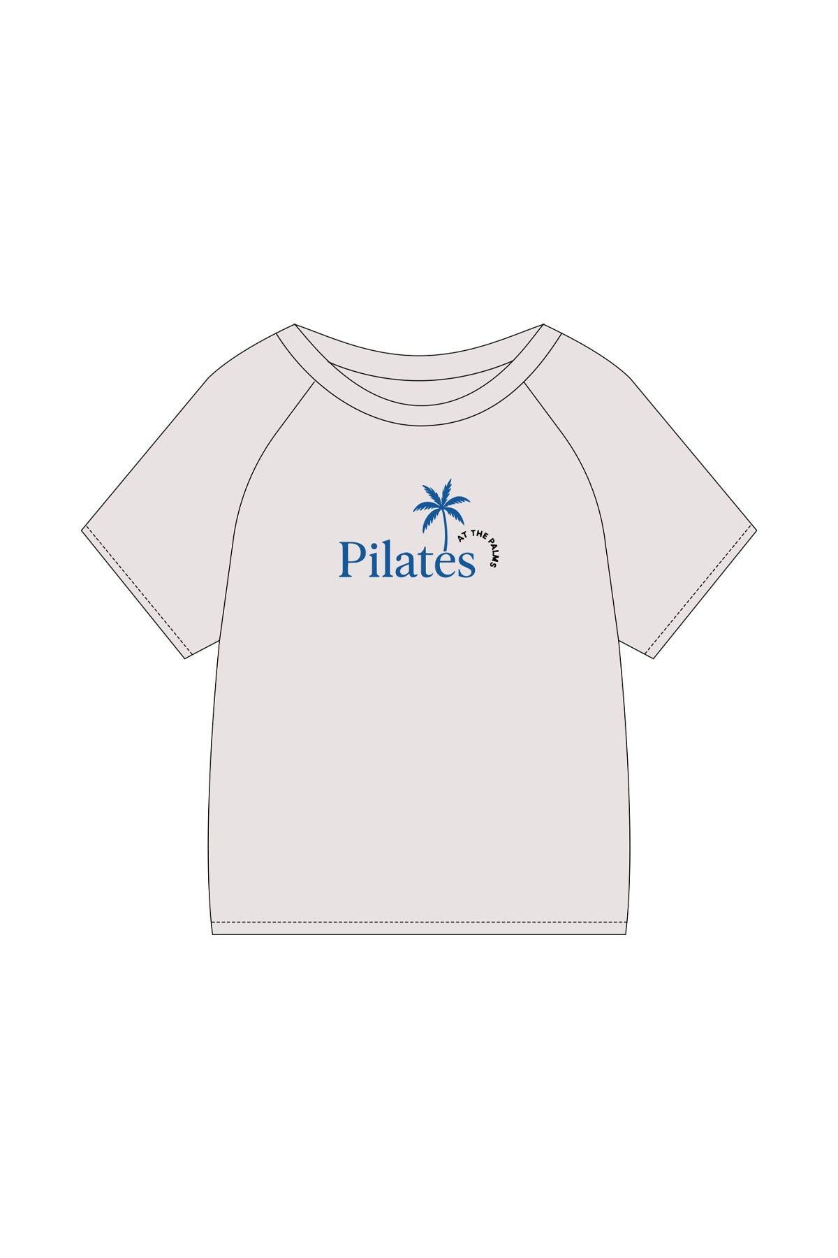 The Kids Tee - Bone - PATP - Center Chest Stacked - Printed - Full Color