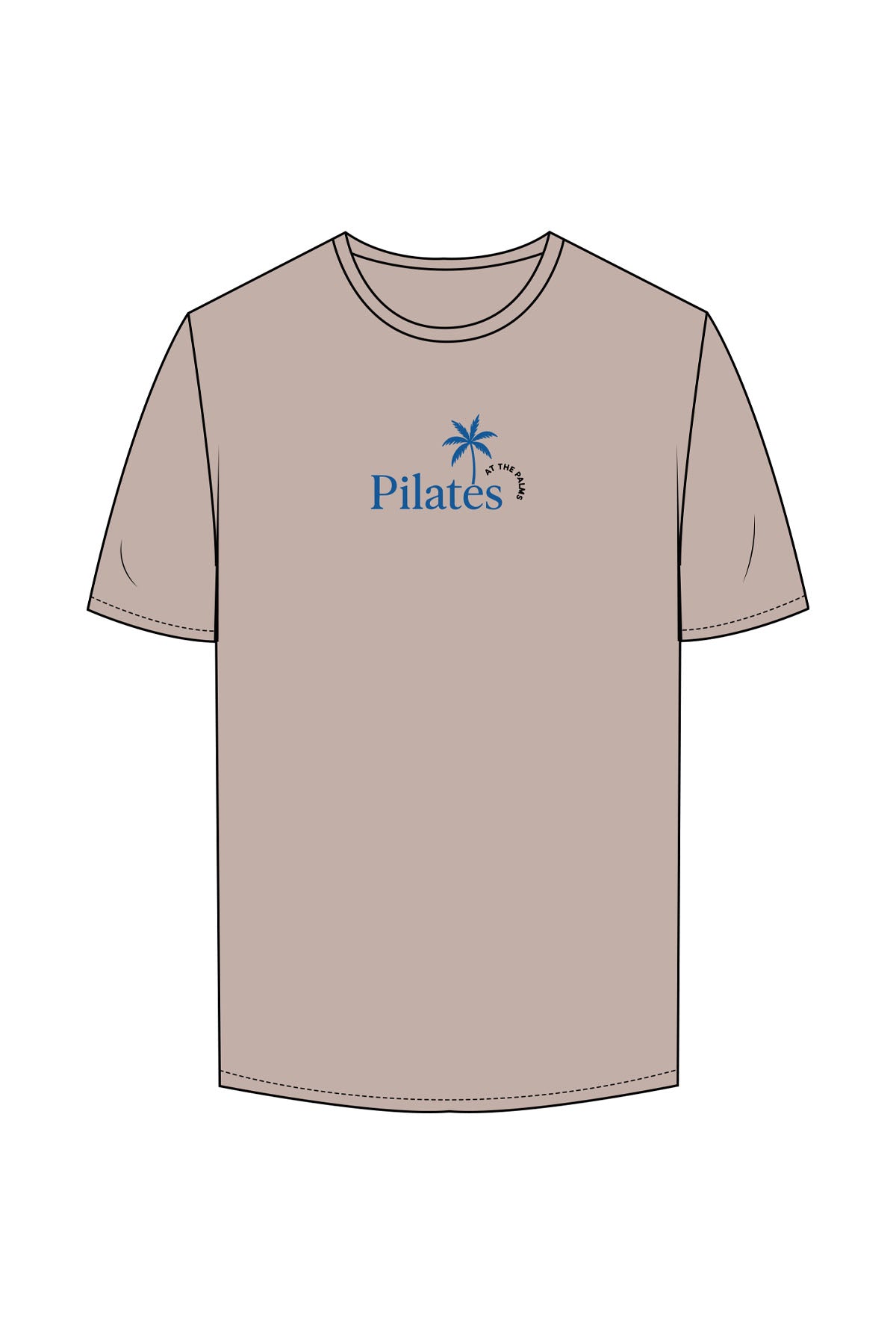 The Mens Tee - Mushroom - PATP - Center Chest Stacked - Printed - Full Color