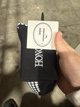 The 3/4 Crew - Black / White - Honor Pilates
