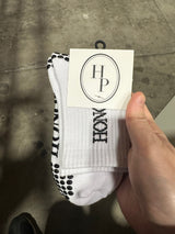 The 3/4 Crew - White / Black - Honor Pilates