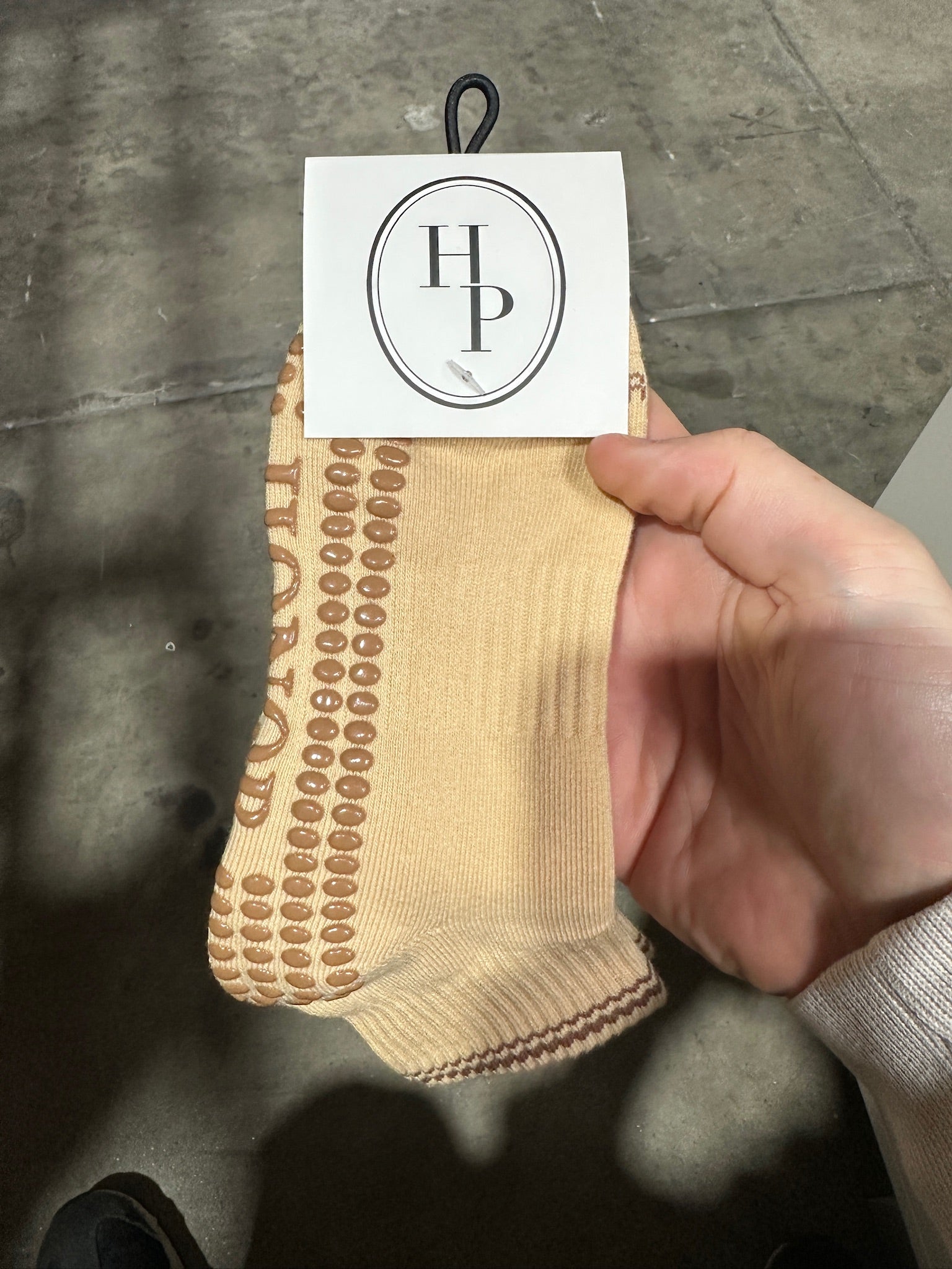 The Half Crew - Cream / Brown - Honor Pilates