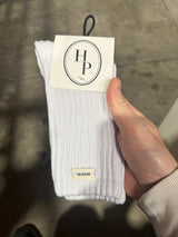 The Slouch Sock - White - Honor Pilates