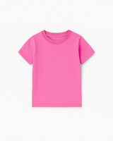 The Kids Tee - Hot Pink - C2 Financial - Center Chest Stacked - Printed - White