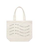 The Tote Bag - Natural - Pure Gym - Wavy Logo - Black