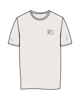 The Womens Tee - Bone - REVITY3 - Left Chest & Back Spine - Tone on Tone