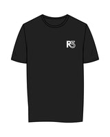 The Womens Tee - Black - REVITY3 - Left Chest & Back Spine - White