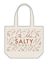The Tote Bag - Natural - Salty Cookie - Full Body - Printed - Brown