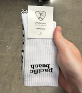 White Crew with Black Grip - Pilates Plus PB