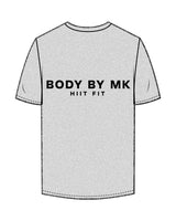 The Womens Tee - Heather - HIIT Performance - Left Chest & Back Stacked - Printed - Black