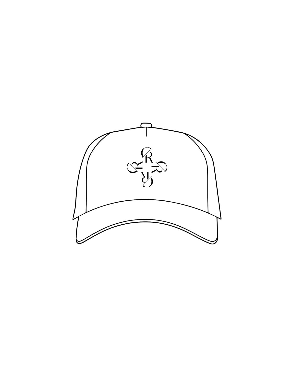 The Foam Trucker - White - Core Reform - Center Crown Icon - Printed - Black
