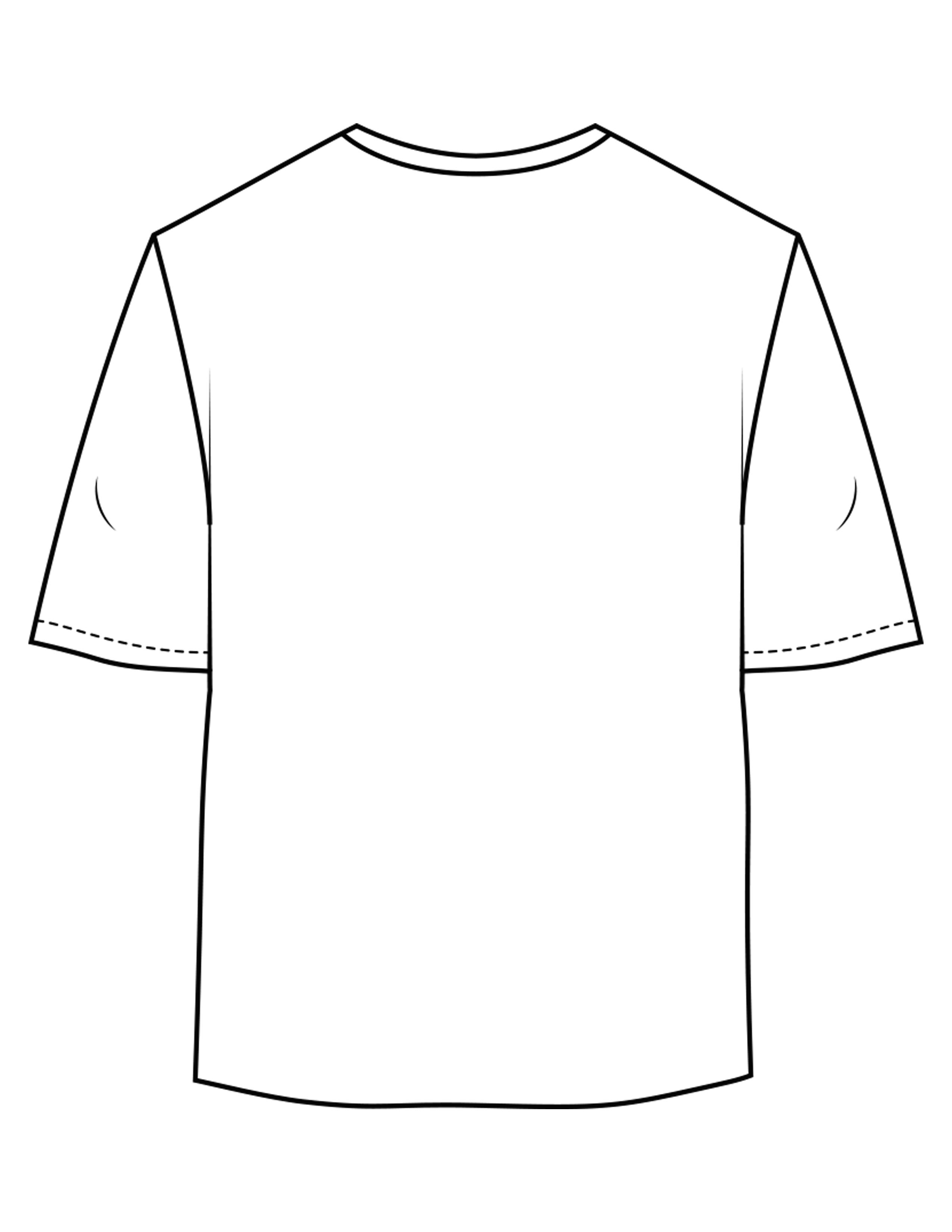 The Womens Oversized Tee - White - BODI MOMI - Center Chest Stacked - Printed - Black