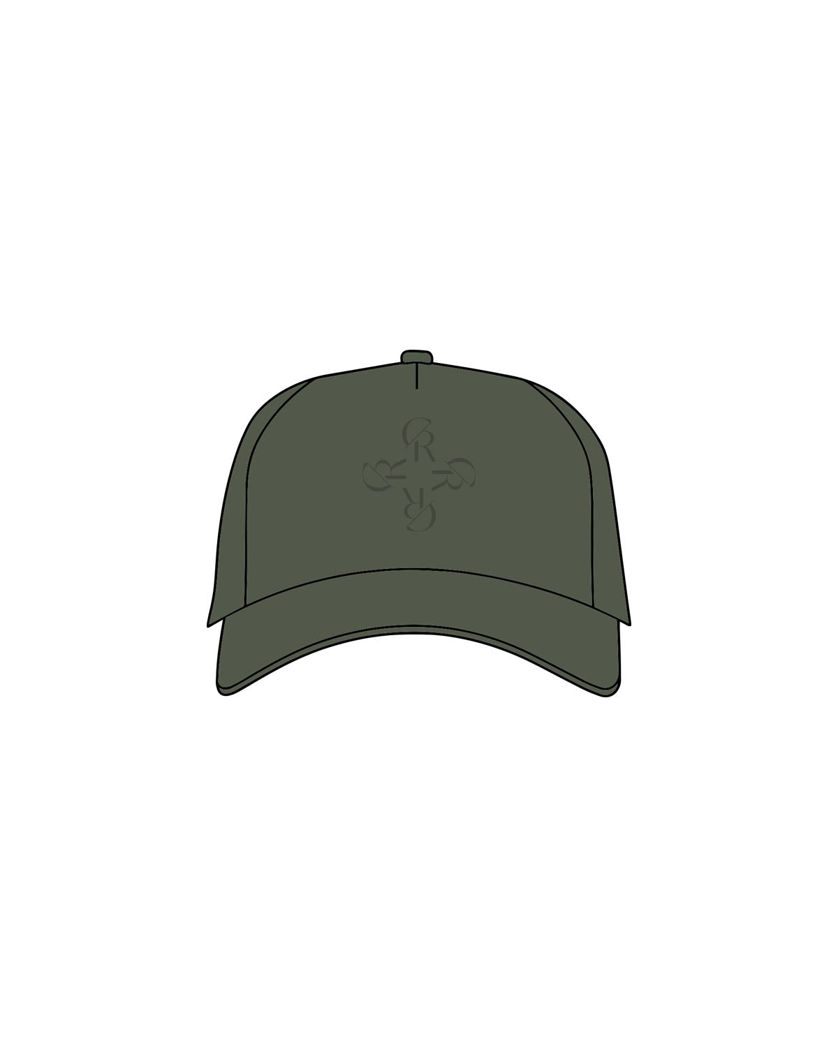 The Foam Trucker Hat - Cypress - Core Reform - Center Crown Icon - Embroidered - Tone on Tone