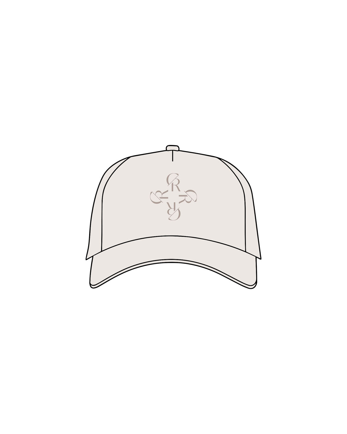 The Foam Trucker Hat - Bone - Core Reform - Center Crown - Embroidered - Tone on Tone