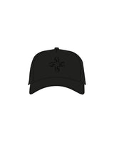 The Foam Trucker - Black - Core Reform - Center Crown Icon - Embroidered - Tone on Tone