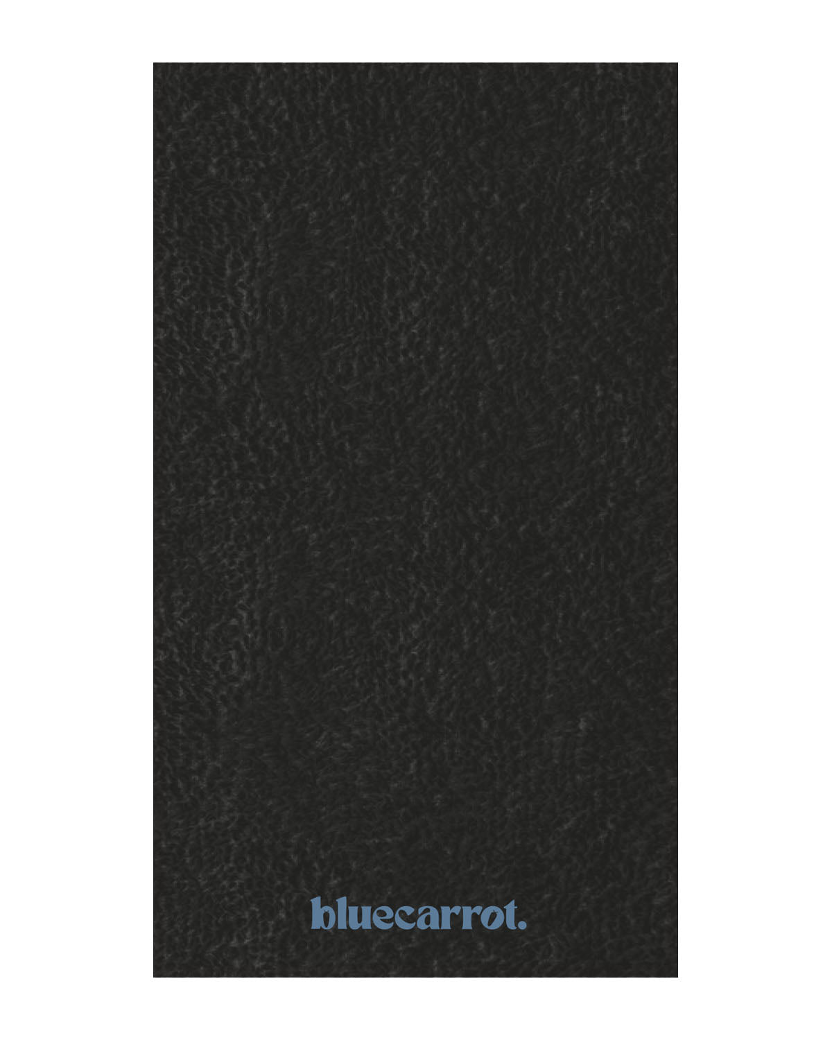 The Gym Towel - Black - BlueCarrot - Bottom - Embroidered - Blue - Gym Bag - Black - Text Stacked - Printed - White