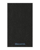 The Gym Towel - Black - BlueCarrot - Bottom - Embroidered - Blue - Gym Bag - Black - Text Stacked - Printed - White