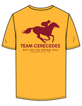 The Mens Tee - Gold - Bodi - Center Chest Diamond - Left Sleeve & Back Stacked - Printed - Maroon