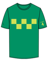 The Mens Tee - Apple - Bodi - Center Chest Square - Left Sleeve & Back Stacked - Printed - Kiwi