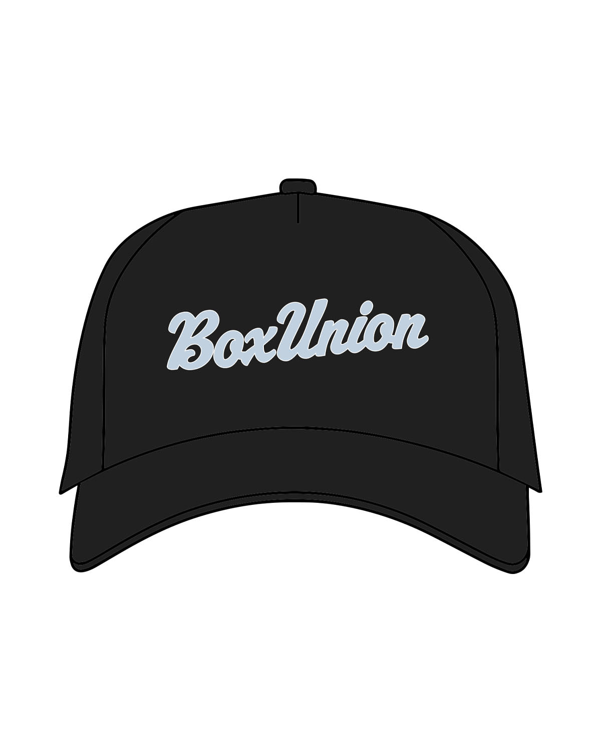 The Canvas Cap - Black - Box Union - Center - Full Color