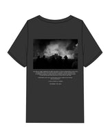 The Mens Heavyweight Tee - Washed Black - 1800-SF - Center Chest - Back Image - Printed - Full Color