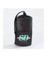 The Gym Towel - Black - Friday Fit - Bottom Stacked - Embroidered - White - Gym Bag - Center Stacked - Full Color