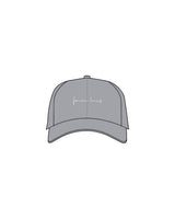 The Performance Hat - Gray - Forma Haus - Crown - Embroidered - White