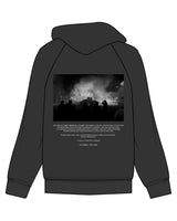 The Mens Hoodie - Black - 1800-SF - Center Chest - Back Image - Printed - Full Color