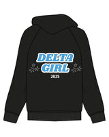 The Womens Heavyweight - Black - Delta Fitness - Left Chest & Back Center - Full Color