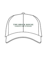 The Dad Hat - White - Brick House - Center - Text Stacked - Green