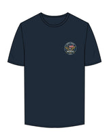 The Womens Tee - Navy - Crossfit Trifecta - Left Chest & Center Back - Full Color