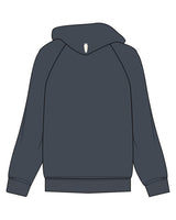 The Mens Classic Hoodie - Petrol - BlueCarrot - Left Chest & Hoodie - Printed - Off White