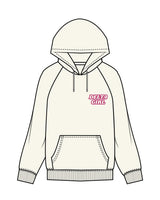 The Womens Classic Hoodie - Off White - Delta Fitness - Left Chest & Back Center - Full Color