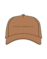 The Trucker Hat - Caramel - Goodlife Chiropractic - Center Crown - Embroidered - Tone on Tone