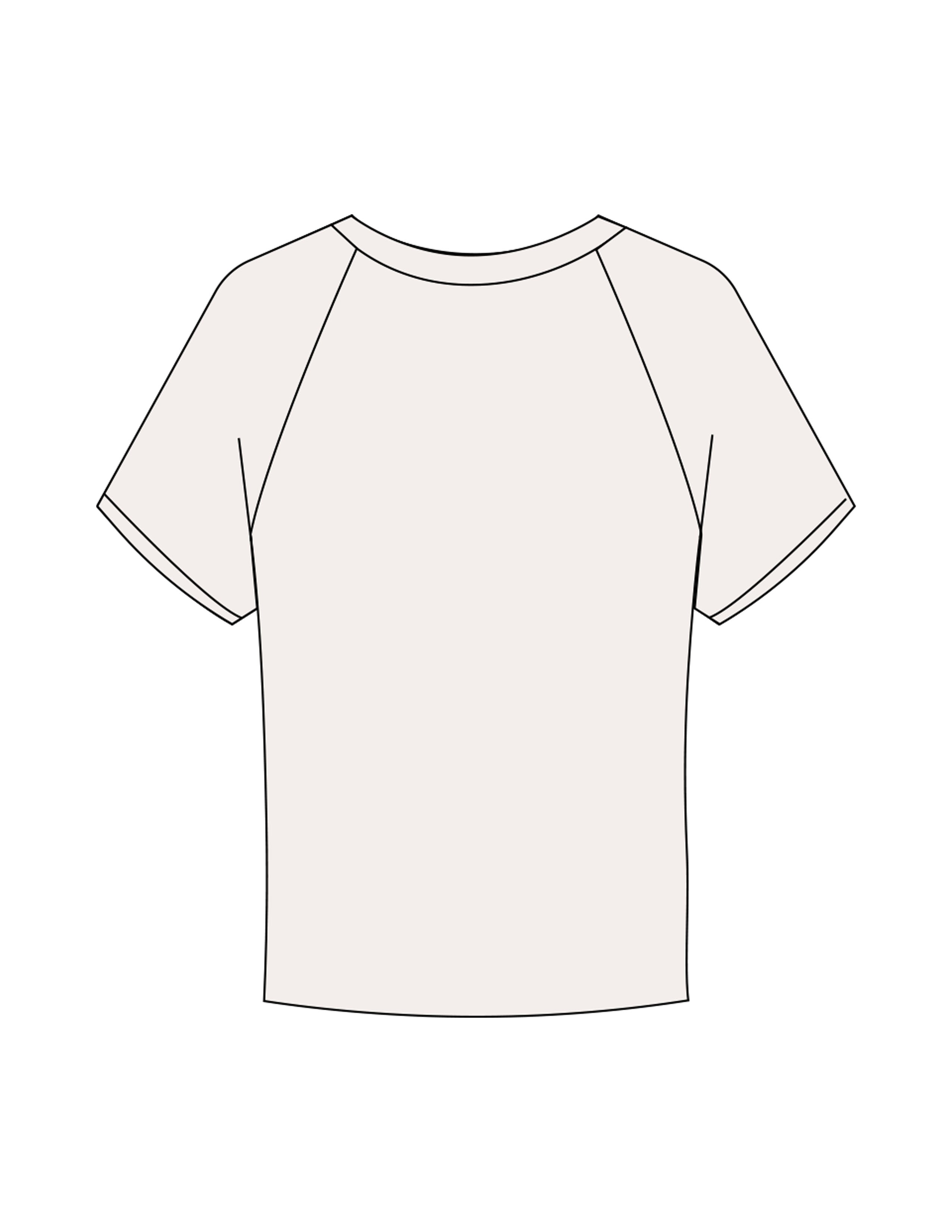 The Micro Rib Baby Tee - Natural - Golden Hour RI - Left Chest - Printed - Gold