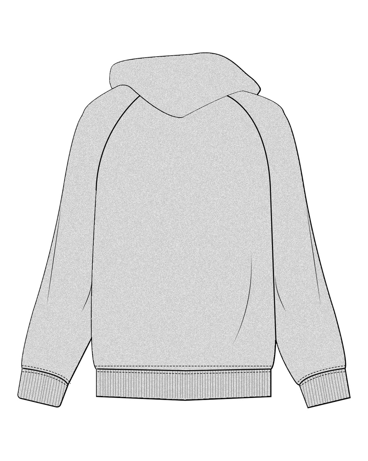 THE RECYCLED UNISEX ZIP HOODIE - Heather - Forma Haus - Left Chest - Printed - Black