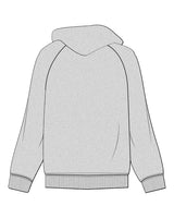 THE RECYCLED UNISEX ZIP HOODIE - Heather - Forma Haus - Left Chest - Printed - Black