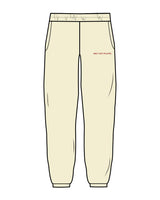The Womens Sweatpants - Butter - Melt Hot Pilates - Left Leg Near Pocket - Red