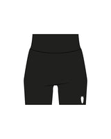The Basic Short - Black - BlueCarrot - Left Leg - Printed - White