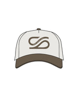 The Canvas Cap - Natural / Walnut - SUVA - Center Crown - Printed - Walnut