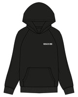 The Mens Hoodie - Black - Reckless Ride - Back Stacked - Printed - Full Color(6460ab)