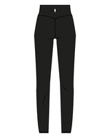 The Basic Legging - Black - BlueCarrot - Back Waistline - Printed - White
