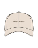 The Dad Hat - Stone - Goodlife Chiropractic - Center Crown - Embroidered - Full Color