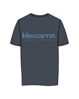 The Womens Tee - Petrol - BlueCarrot - Left Chest & Back Stacked - Printed - Blue
