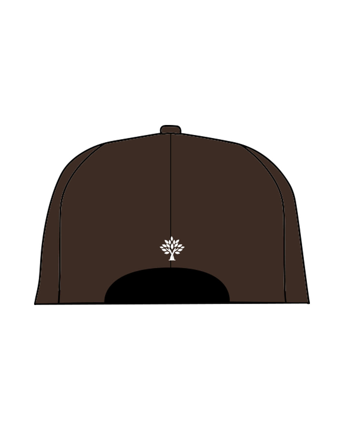 The Dad Hat - Brown - Goodlife Chiropractic - Center Crown - Embroidered - White